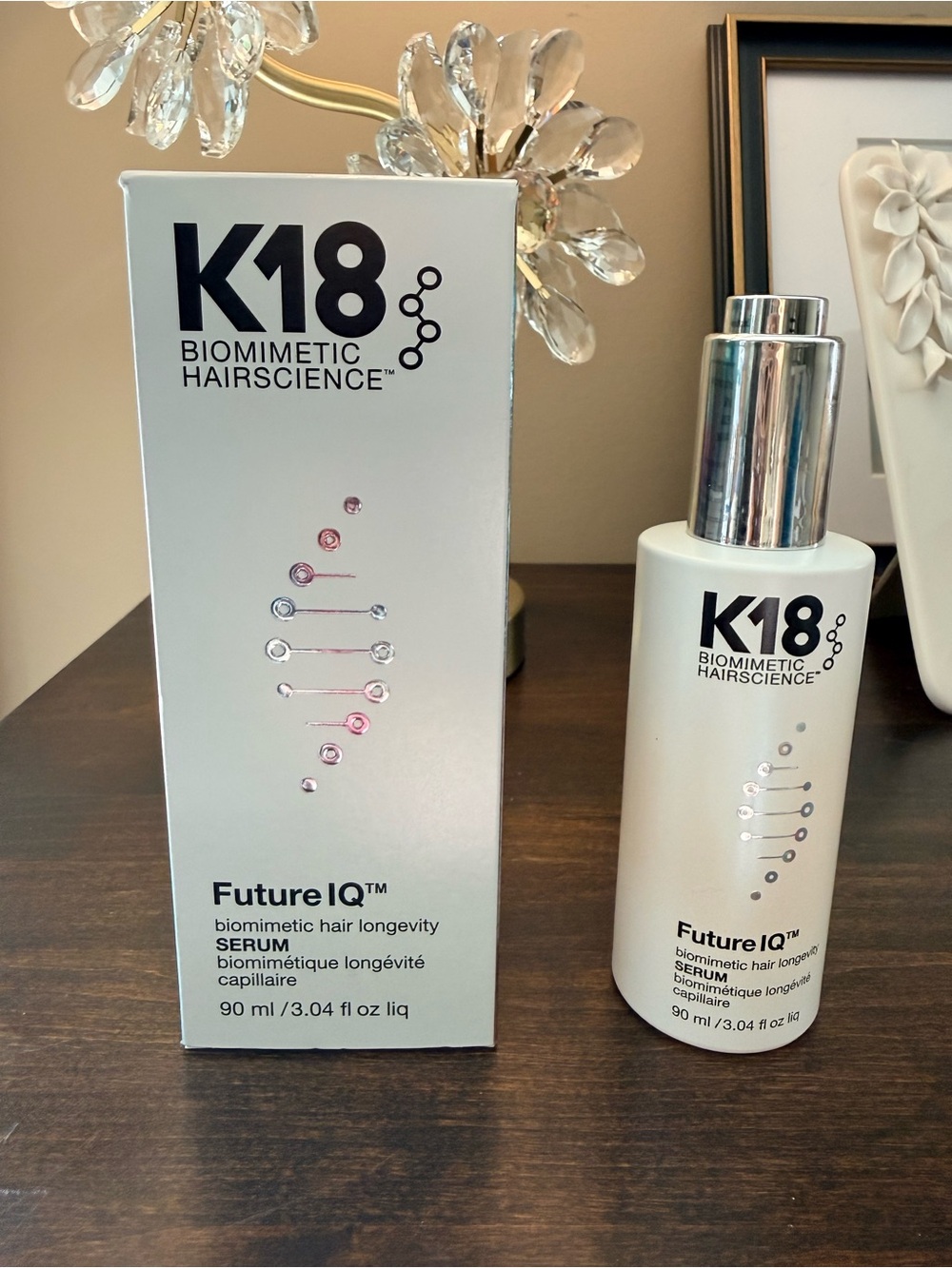K18 Future IQ Biomimetic Hair Longevity Serum — White